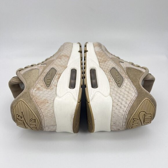 Nike Air Max 90 Linen Sail Snake" 896497-200 Women Size 8.5 Running Old Fashion - Picture 7 of 12